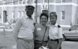 Family at Parents' weekend, 1990