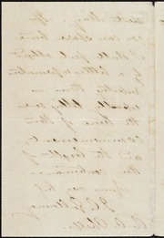 Letter to] My dear Sir [manuscript