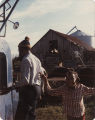 Albert "Peter" Datcher with his daughter, Altonette, on the family farm in Harpersville, Alabama.