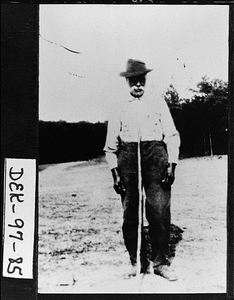 Photograph of Joe Clarke, a former slave, Dekalb County, Georgia, ca. 1900-1929?