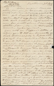 Letter from Charles Turner Torrey, Baltimore, [Maryland], to Amos Augustus Phelps, 1844 Nov[ember] 4
