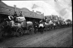 Wagons of cotton and James Alley