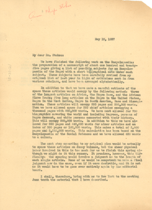 Letter from W. E. B. Du Bois to Anson Phelps Stokes