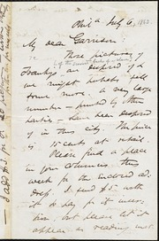 Letter to] My dear Garrison [manuscript