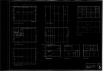 [Case Study House No. 8 for Charles and Ray Eames (Pacific Palisades, Los Angeles, California). Studio. Plan and elevations]