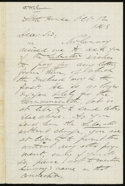 Letter to] Dear Sir [manuscript