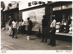 Untitled--Black Men/"Adam" Storefront, from the portfolio Photographs of New York