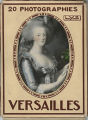 Althea Hurst scrapbook, 1938. Page 72. Versailles postcard set