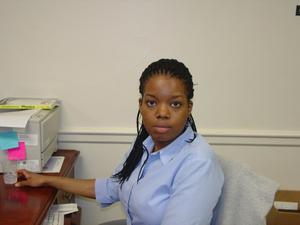 Student worker during 2006 BHM program