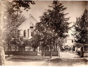 Thumbnail for Exterior view of the Dewey Homestead, Kenilworth Street, Roxbury, Mass., undated