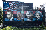 [Mural "Freedom School" by Parris Stancell, Philadelphia, 2015]