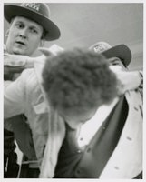 Black student protest in Wilbur Cross Library