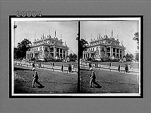 The "New Kentucky Home" (State headquarters) one of the finest at the World's Fair. [Active no. 5937 : stereo interpositive]