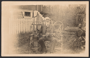 Photographic postcard of Rev. Nelson W. Jordan