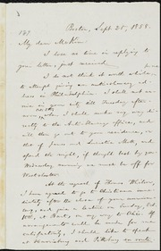 Letter to] My dear McKim [sic] [manuscript