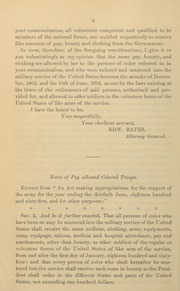 Sir, I enclose herewith a copy of an opinion of the Attorney General, dated July 14, 1864, as to the rates of pay to be allowed Colored Troops