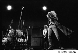 Jethro Tull in concert, Newport Jazz Festival L. to r.: Martin Barre (guitar) and Ian Anderson