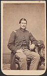 [First Lieutenant Leroy S. Kellogg of Co. I, 49th Massachusetts Infantry Regiment in uniform with hat]