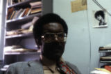 John Blassingame in office at Yale University, 1979.(John Blassingame 013)