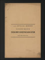 Governance. Annual Report, 1881, 1882. (Box 154, Folder 2)