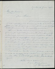 Letter to] Mrs. Chapman, Dear Madam [manuscript