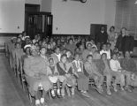 African American children at a Christmas party at the Salvation Army Citadel at 308 North Lawrence Street in Montgomery, Alabama.