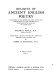 Reliques of ancient English poetry, consisting of old heroic ballads, songs, and other pieces of our earlier poets, together with some few of later date