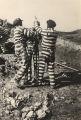 African American convicts working on a chain gang in Jefferson County, Alabama.