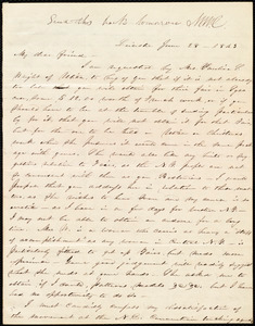 Letter from Abby Kelley Foster, Leicester, [NY], to Maria Weston Chapman, June 28, 1843