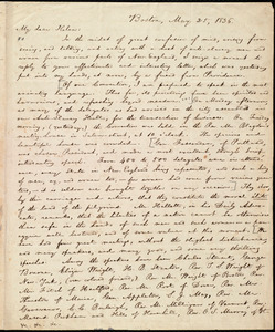 Letter from William Lloyd Garrison, Boston, [Mass.], to Helen Eliza Garrison, May 25, 1836