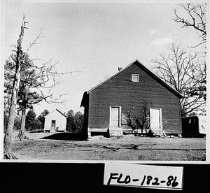 Photograph of Mount Zion Elementary and High Schools in the Armuchee School District, Floyd County, Georgia, ca. 1920-1949