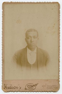 Photograph of a Young African-American Man Wearing a Vest