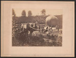 Professor Lowe inflating Balloon Intrepid to reconnoiter Battle of Fair Oaks