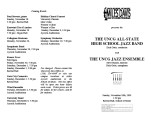 2001-11-18 The UNCG All-State High School Jazz Band with The UNCG Jazz Ensemble [recital programs]