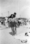 Friends at Santa Monica beach