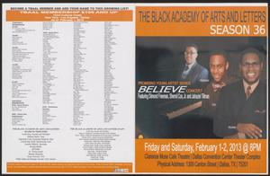 Program: Believe Concert