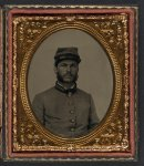 [Private R. Cecil Johnson of 8th Georgia Infantry Regiment and South Carolina Hampton Legion Cavalry Battalion in uniform]