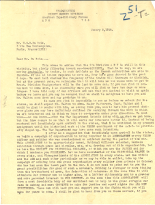 Letter from T. T. Thompson to W. E. B. Du Bois