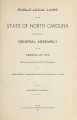 Public local laws of the state of North Carolina passed by the General Assembly [extra session 1913] Laws, etc.