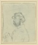 [Profile bust portrait of a soldier]