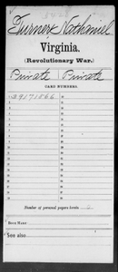 Turner, Nathaniel - Virginia - Virginia