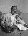 Ellis "Father Rock" Ford, disc jockey at radio station WRMA in Montgomery, Alabama.