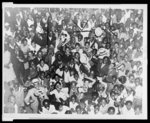 Harlem, the Negro section of New York City, went wild with joy immediately after receiving word that Joe Louis had stepped one rung higher on his climb for the heavyweight title ... winning on technical knockout over Primo Carnera, former champion, at Yankee Stadium, N.Y.