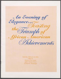 Program: An Evening of Elegance Tasting the Triumph of African American Achievements