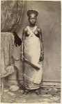 Negerin von Gabon Negro woman from Gaboon