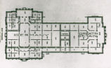 Cass Gilbert floor plan for West Art Pavilion of the Palace of Fine Arts, 1904