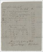 Receipt for payment from John Cocke to W. T. Webb, March 1, 1859