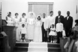 The wedding party of Freddie and Susie Sanders Hubbard.