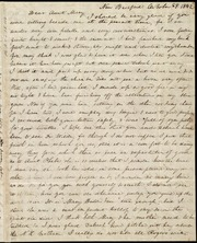 Letter to] Dear Aunt Mary [manuscript