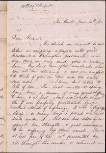 Thumbnail for Letter from Maria Martineau, The Knoll, to Philip Pearsall Carpenter, William Lloyd Garrison, and Wendell Phillips, [18]60 June 14th